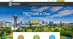 Desktop Screenshot of knoxvillechamber.com